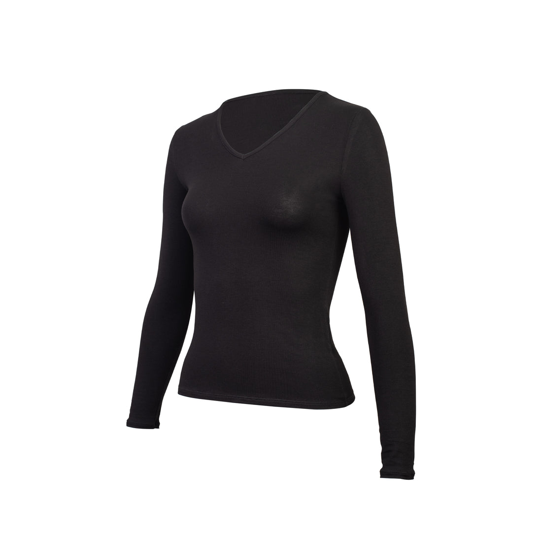 Polo Básico Vinca Cuello V Negro