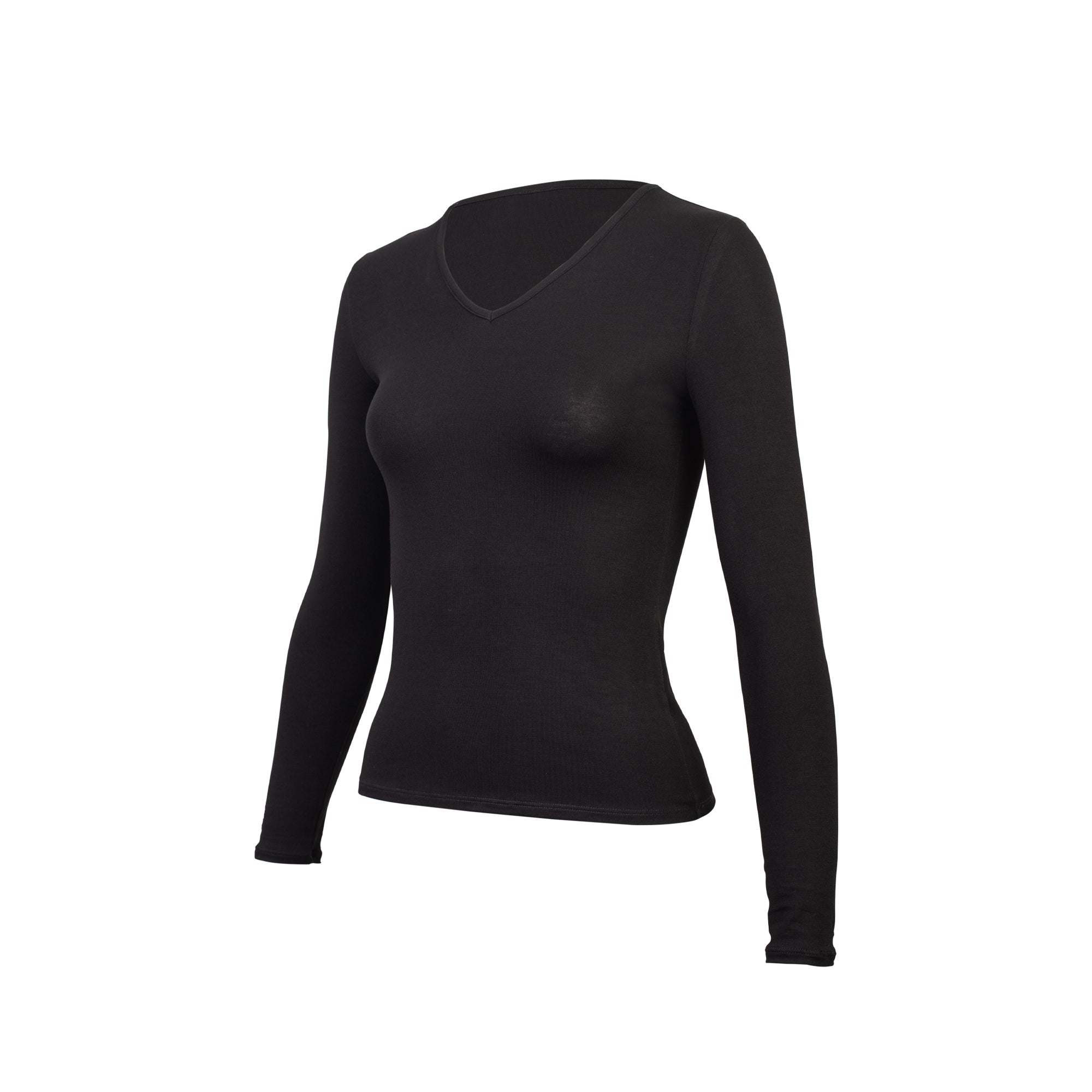 Polo Básico Vinca Cuello V Negro