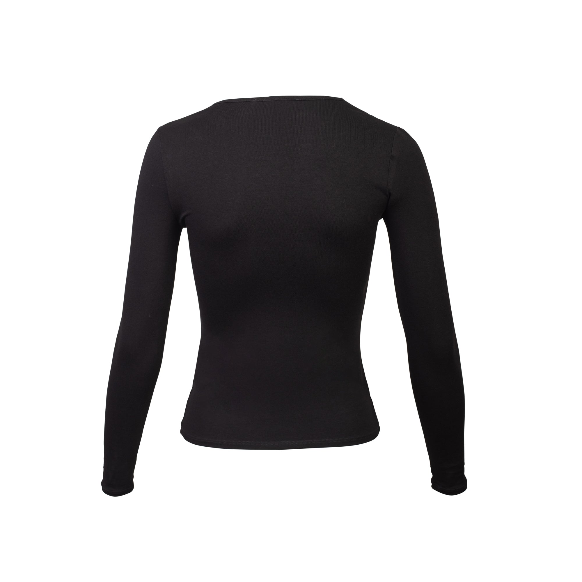 Polo Básico Vinca Cuello V Negro