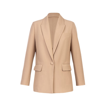 Saco Botón Yma Beige