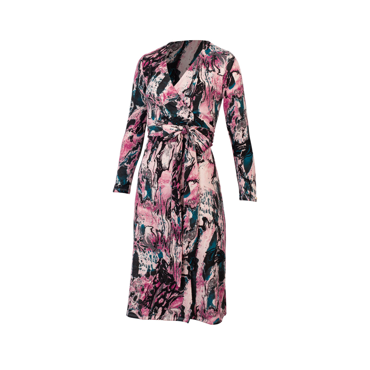 Vestido Envolvente Olympia Rosado