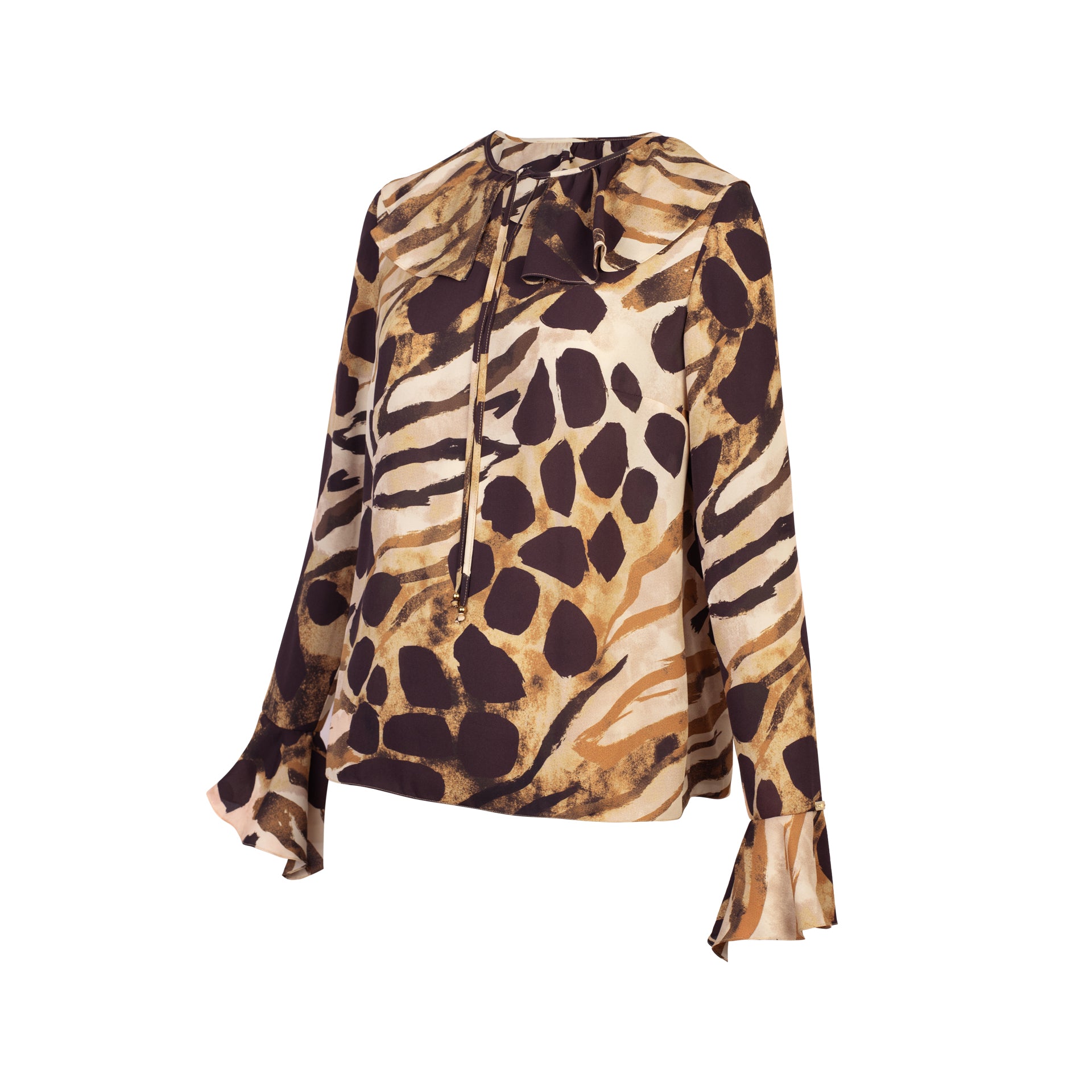 Blusa Estilo Capa Auremi Camel
