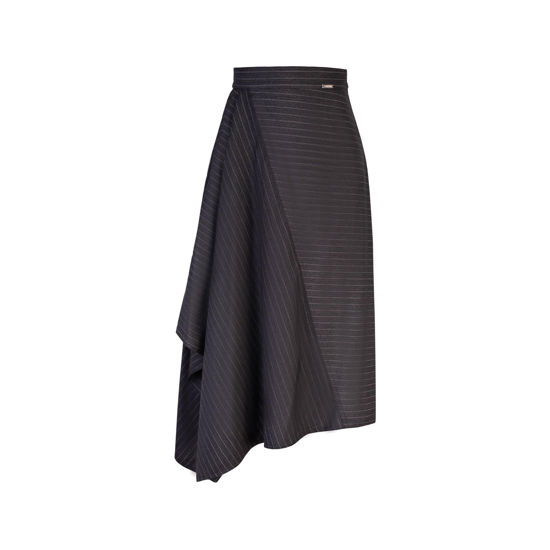 Falda Midi Sedimentary Plomo