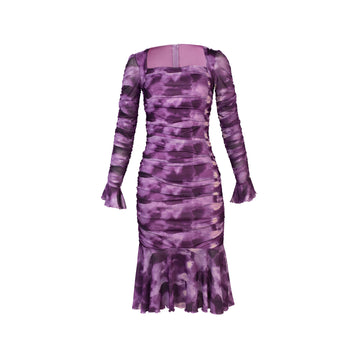 Vestido Mesh Nubia Morado