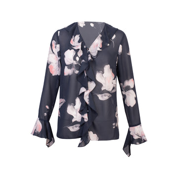 Blusa Estilo Capa Asha Navy