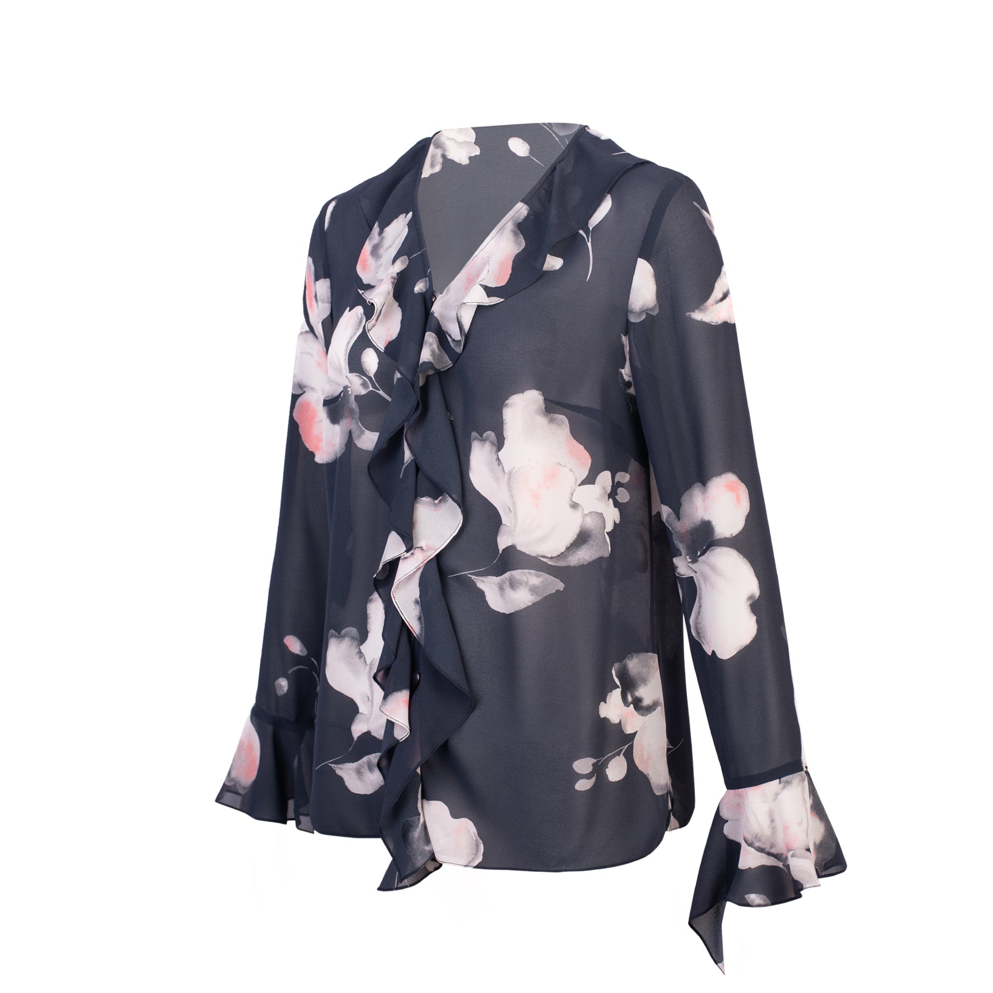 Blusa Estilo Capa Asha Navy