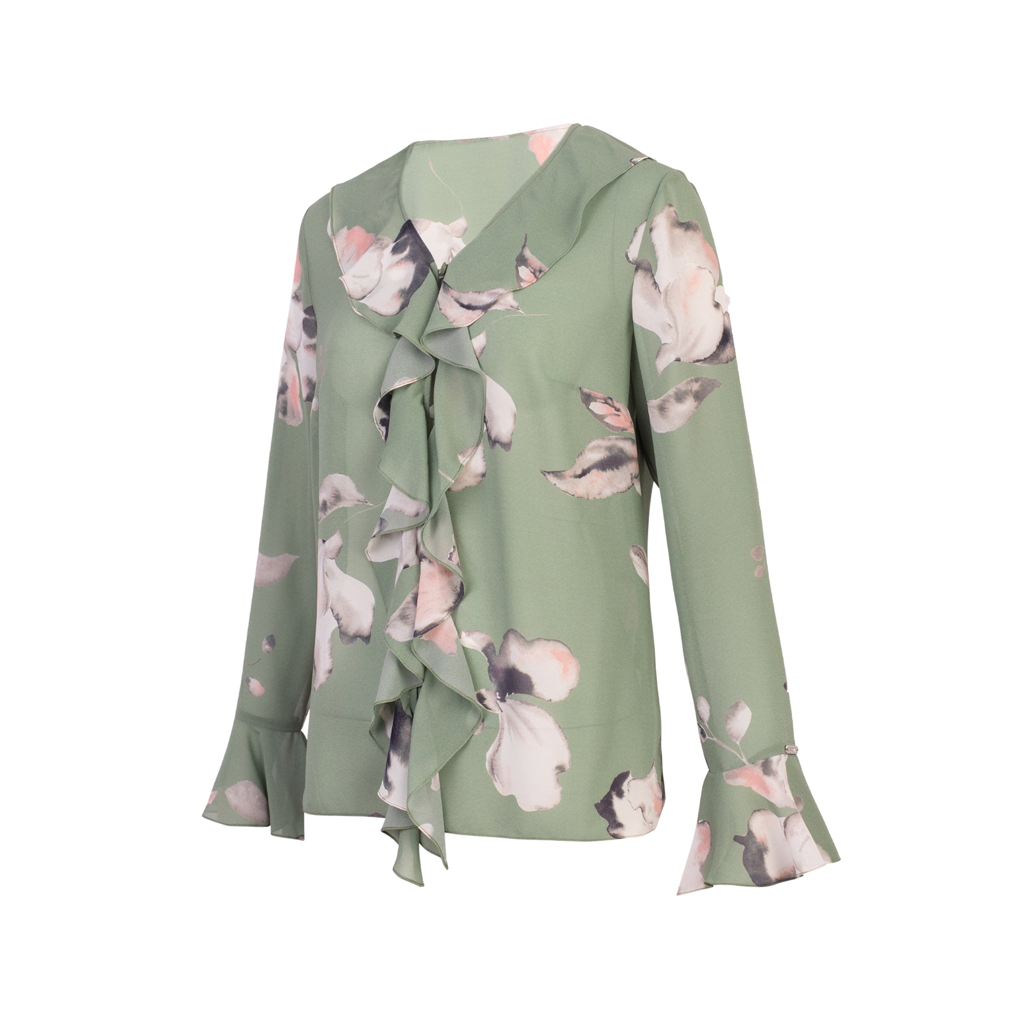 Blusa Estilo Capa Asha Verde
