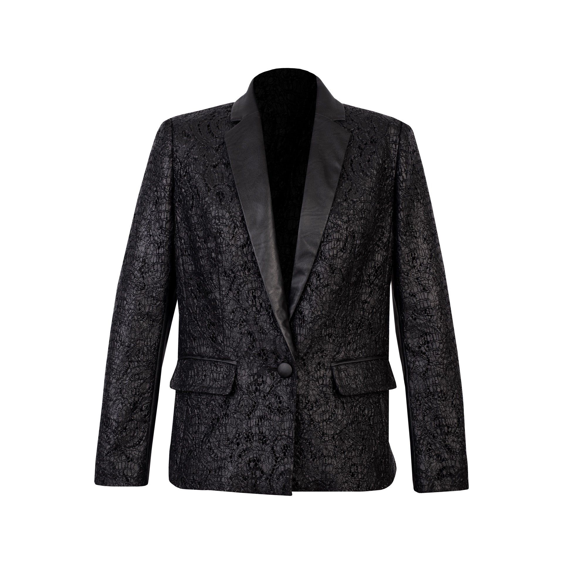 SACO M/ L ALABASTRO NEGRO