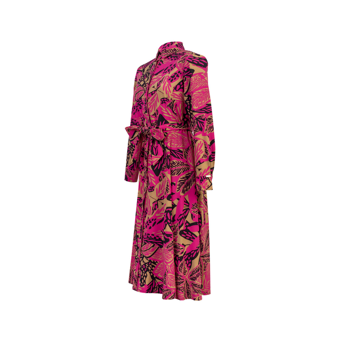 Vestido Camisero Miragem Magenta