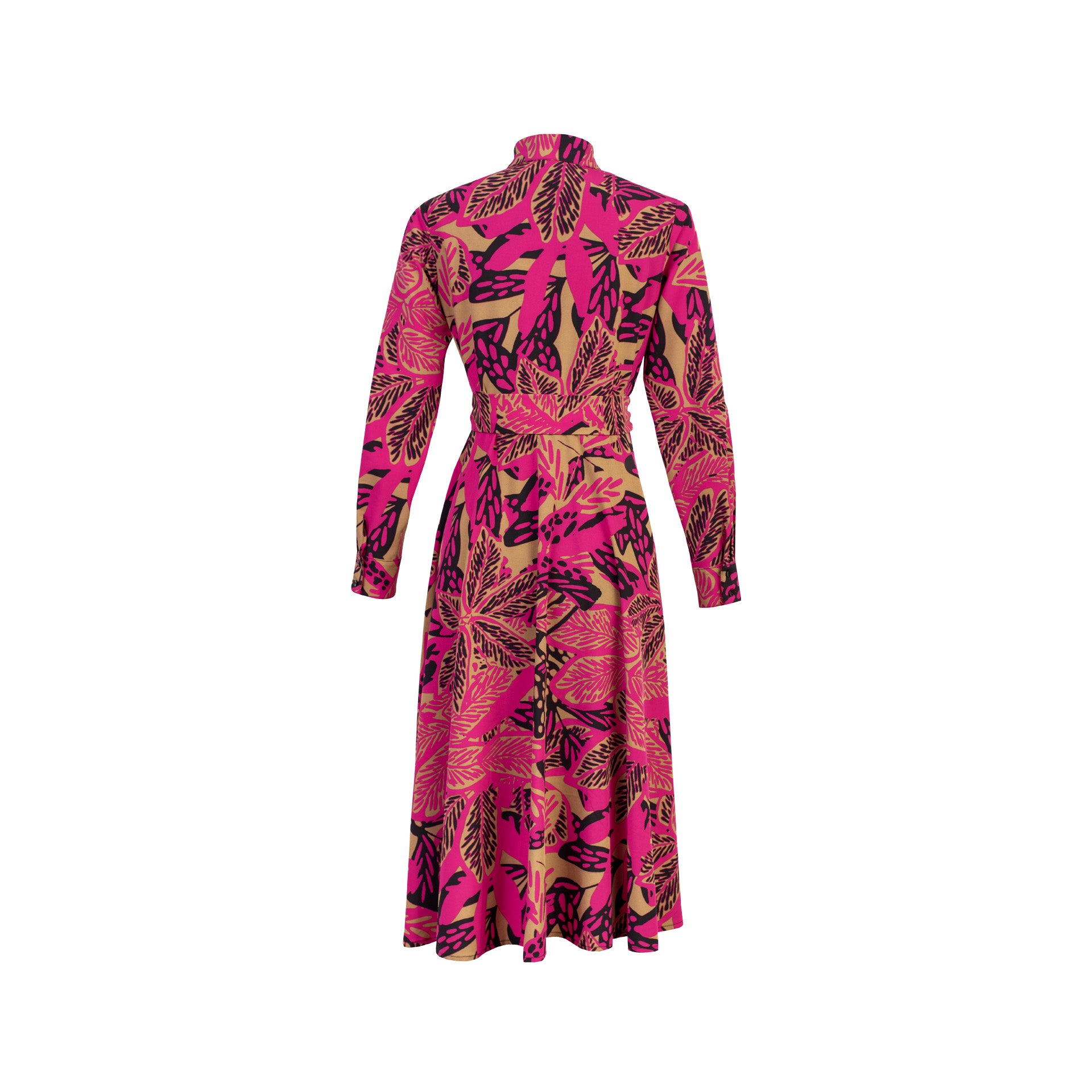 Vestido Camisero Miragem Magenta