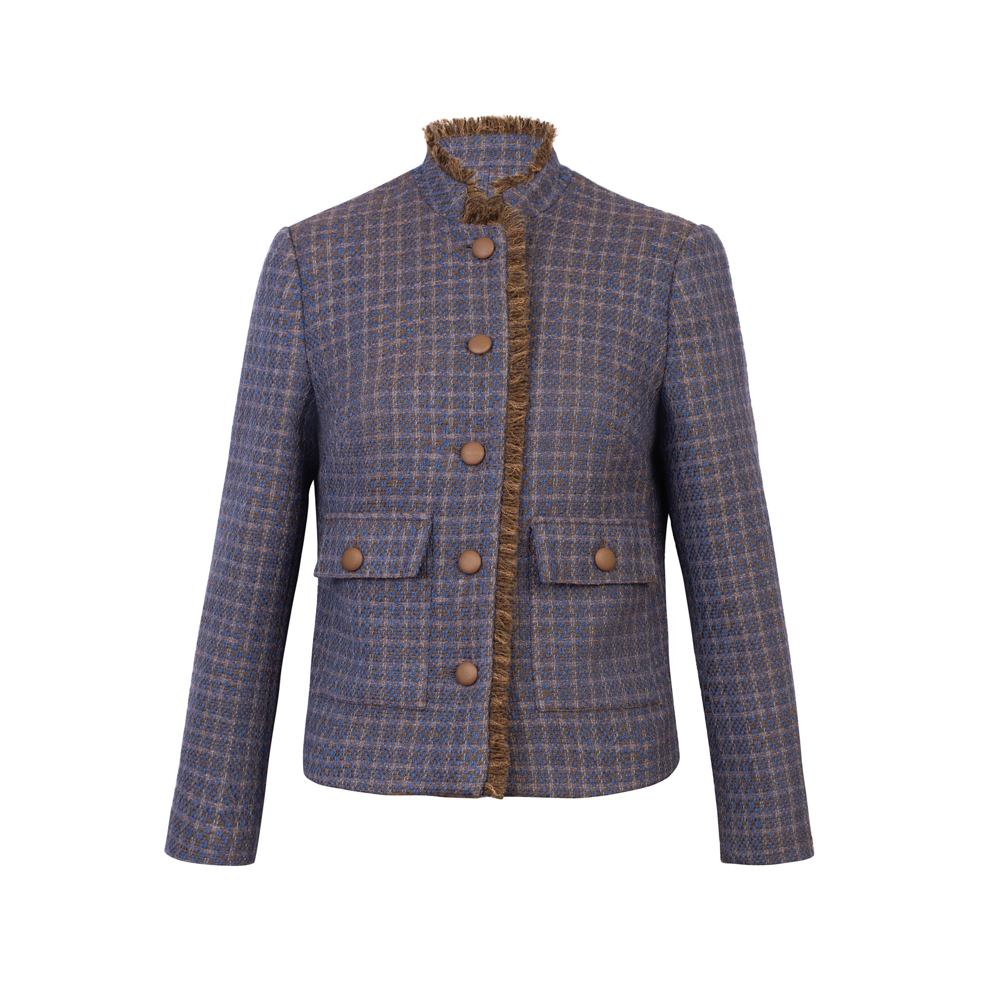 SACO TWEED CORINNE MARRON
