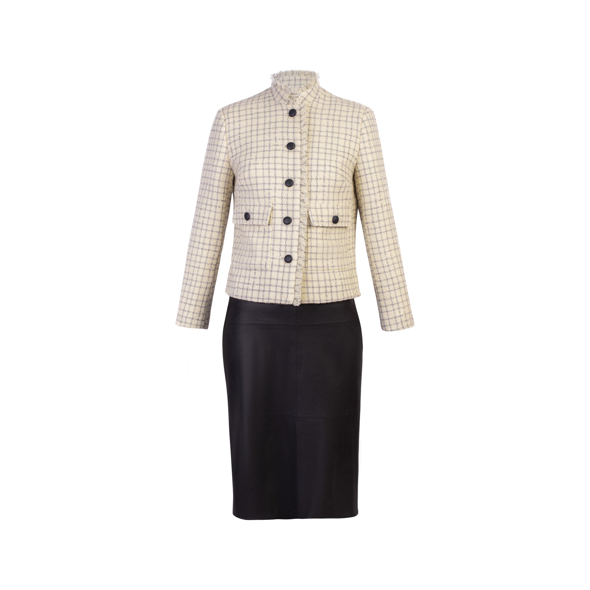 SACO TWEED CORINNE CREMA