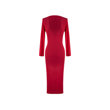 Vestido Midi Transparencias