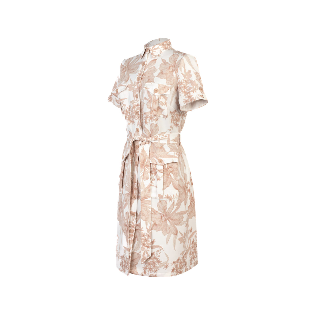 Vestido Camisero Olivia Naranja