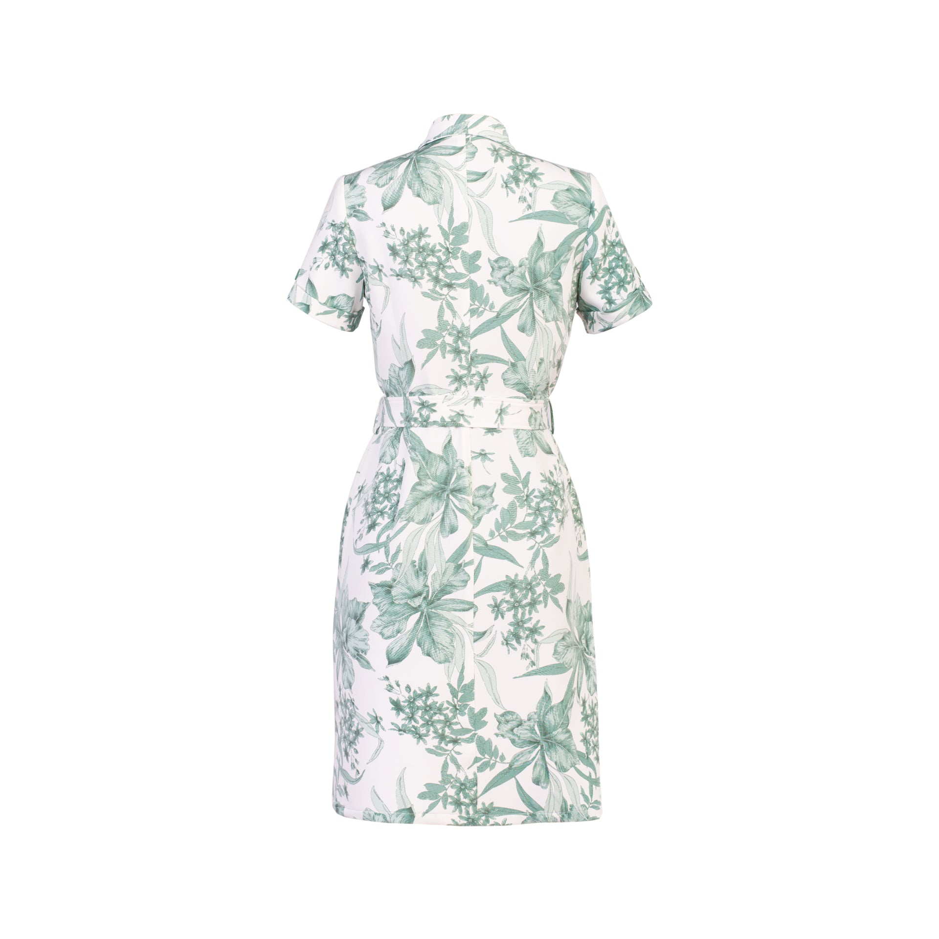 Vestido Camisero Olivia Verde