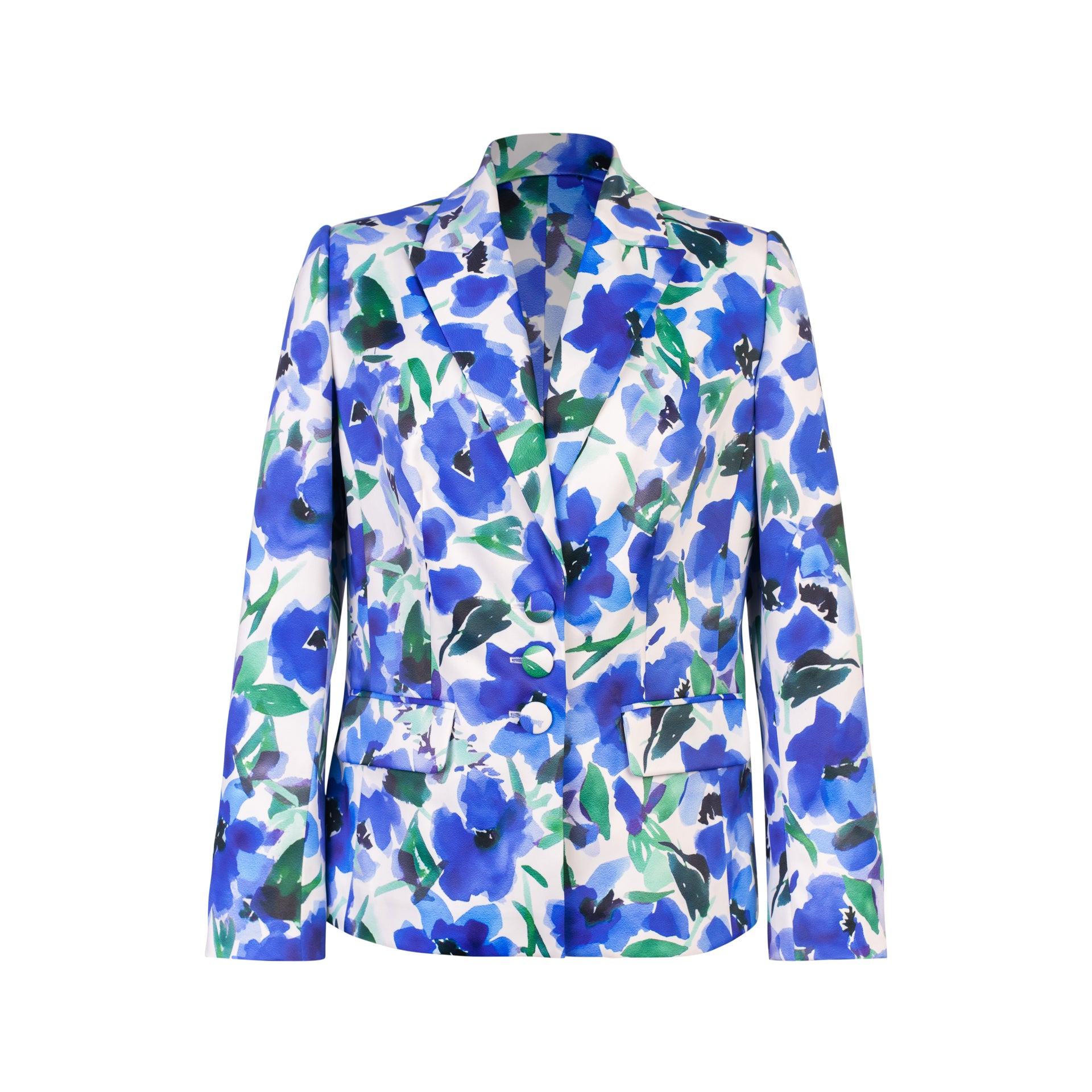 SACO M/L 3 BOTONES GALEA AZUL