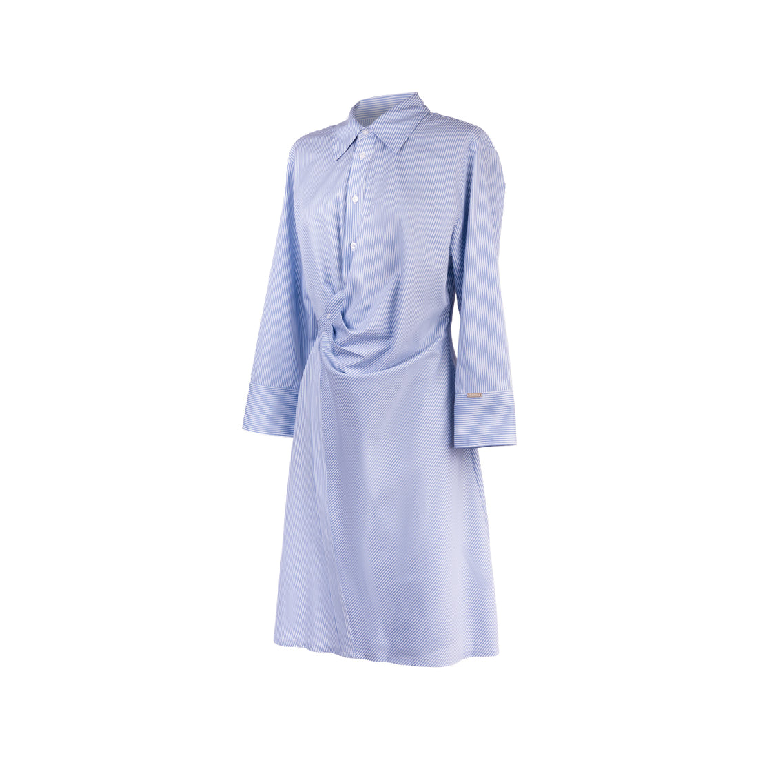 Vestido Camisero Envolvente Celeste