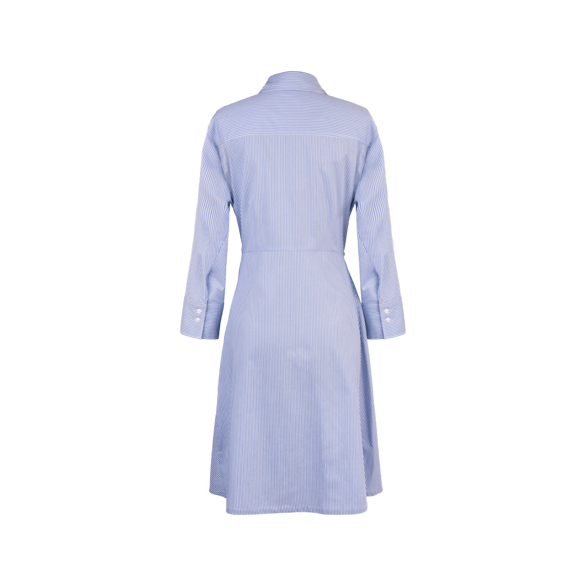 Vestido Camisero Envolvente Celeste