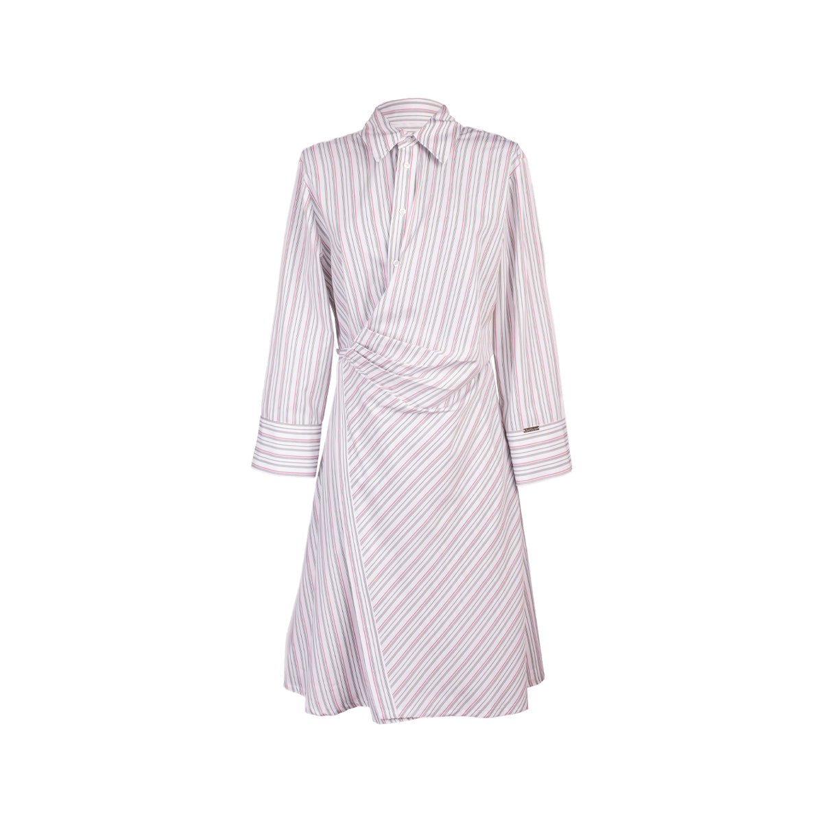 Vestido Camisero Envolvente Blanco