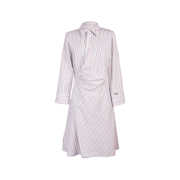 Vestido Camisero Envolvente Blanco