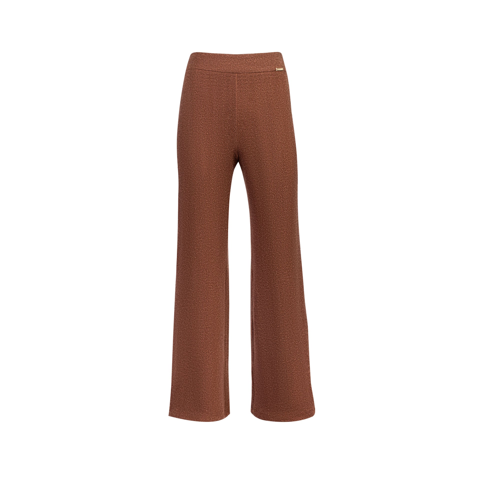 PANTALÓN TEJIDO FARAH MARRÓN