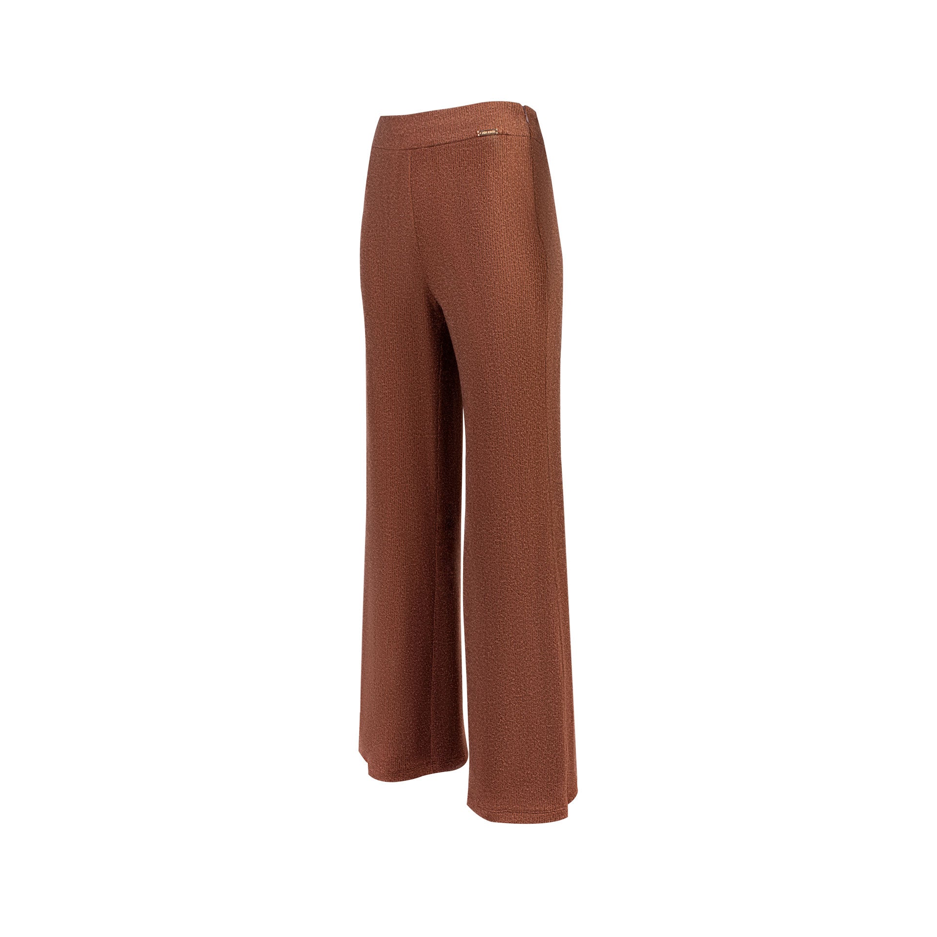 PANTALÓN TEJIDO FARAH MARRÓN
