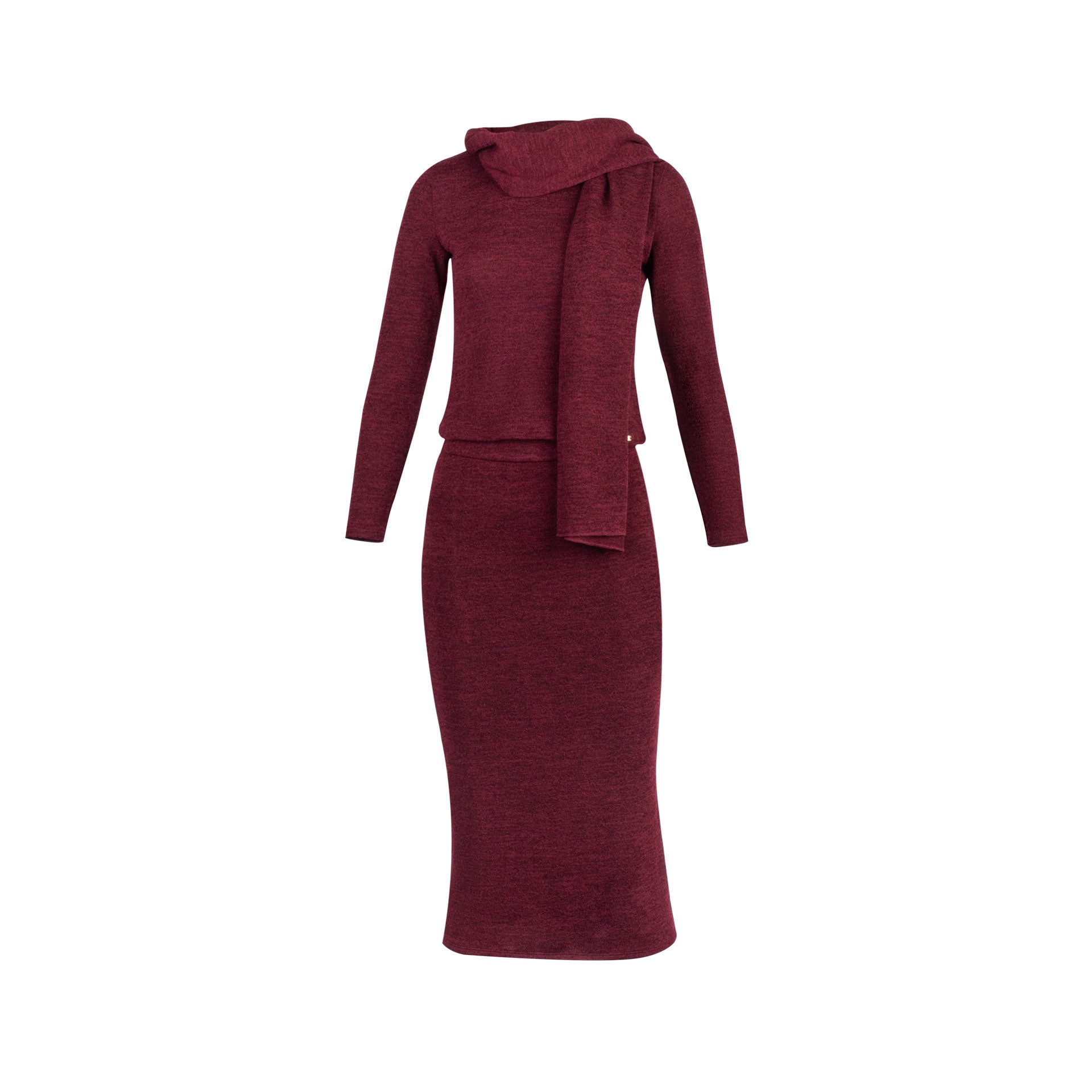 Falda Vespera Burgundy