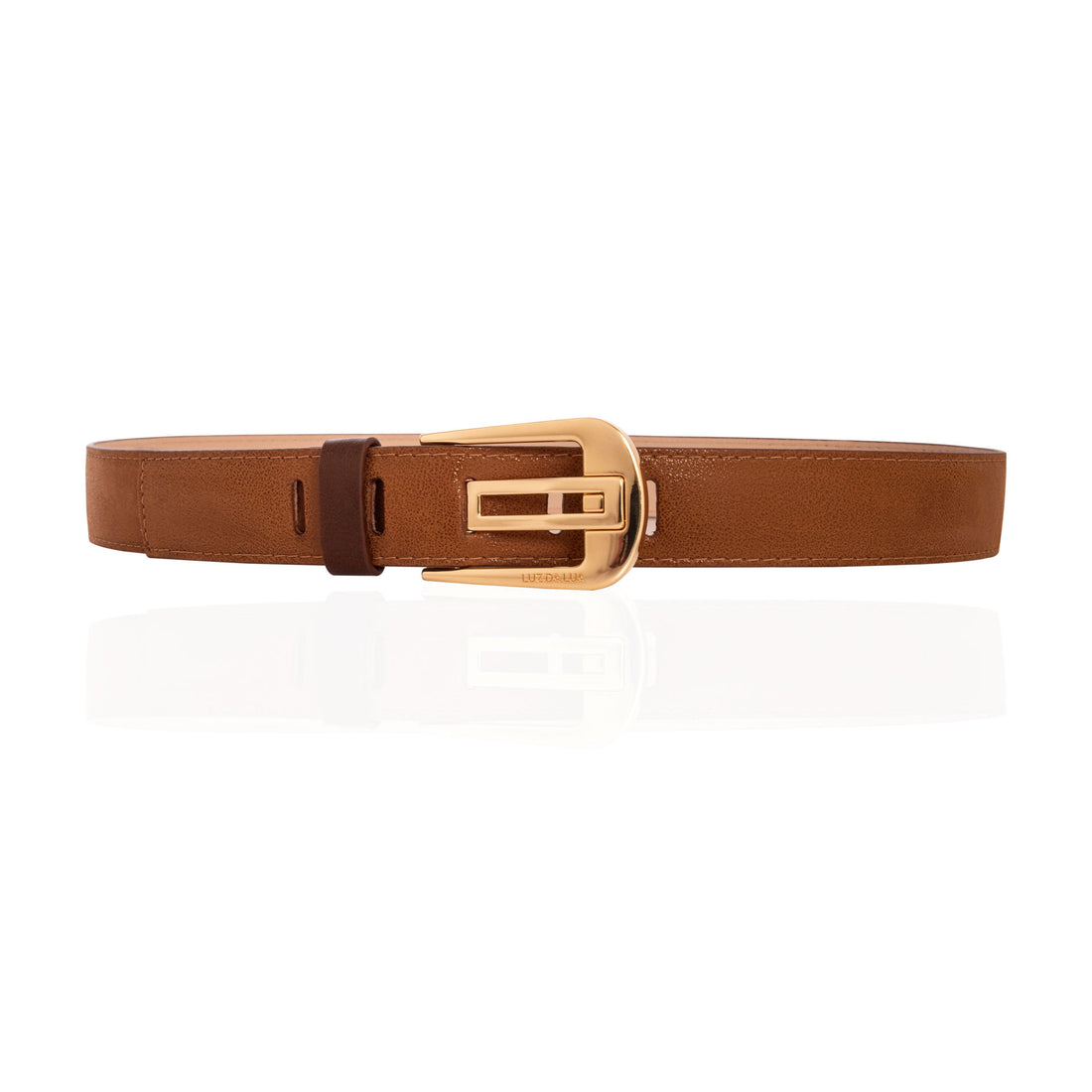 Correa Ornamental Buckle Ancha LDL 3500424 Arenito Canela