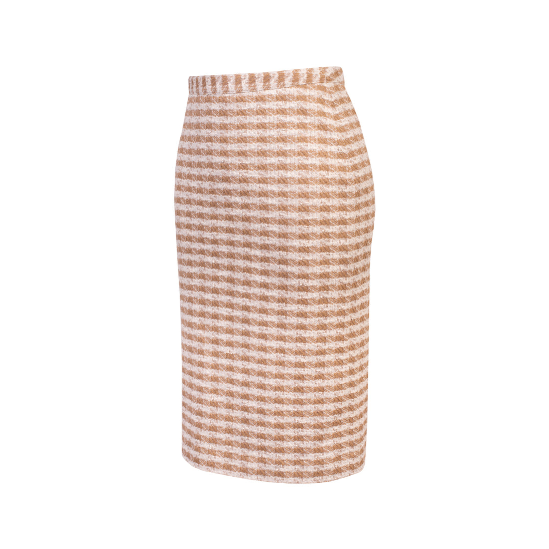 Falda Pied Poule Temple Beige