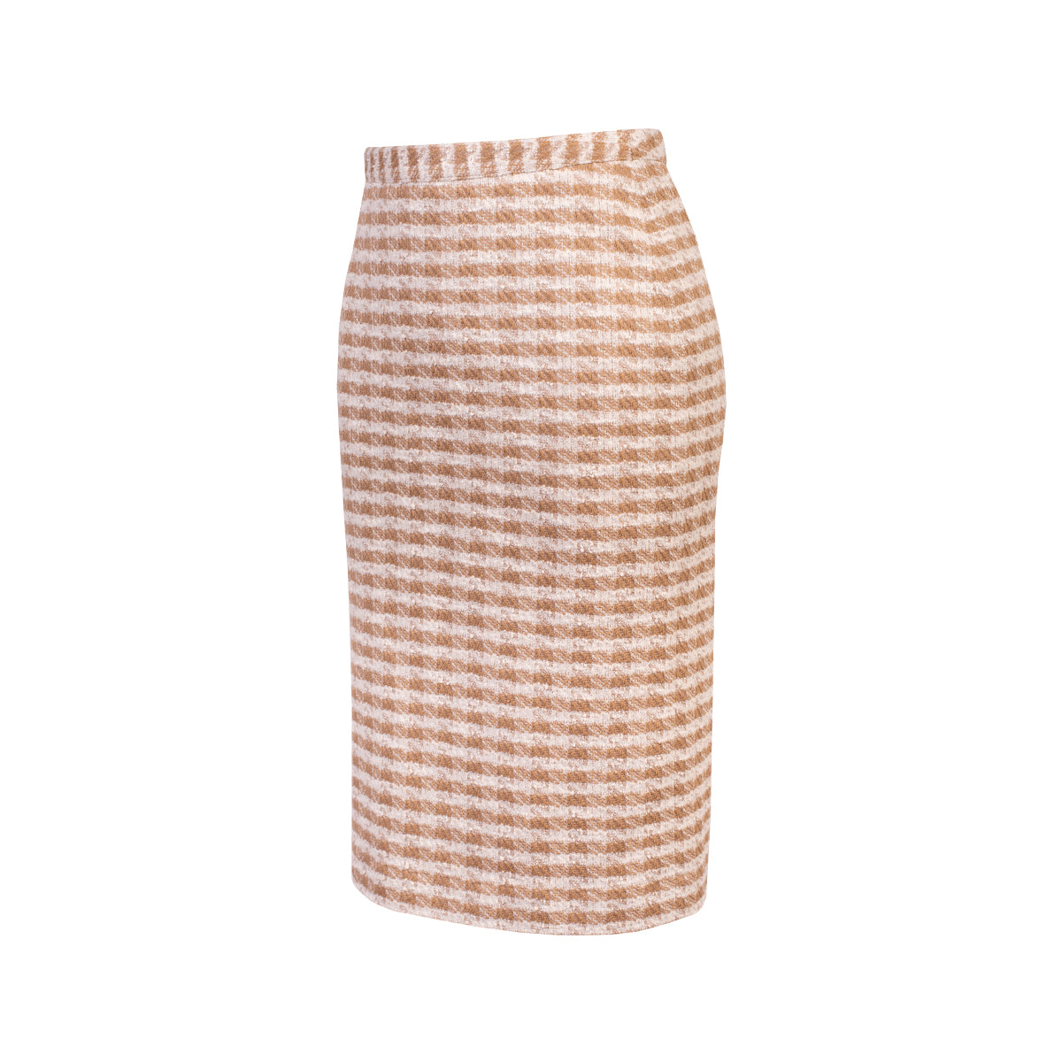 Falda Pied Poule Temple Beige