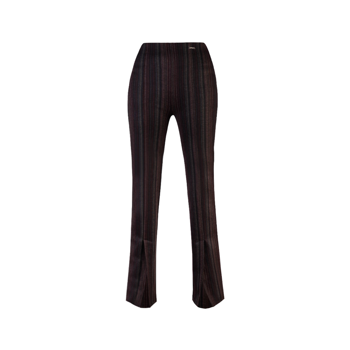 PANTALON C/ABERTURA SENDERO NEGRO RAYAS