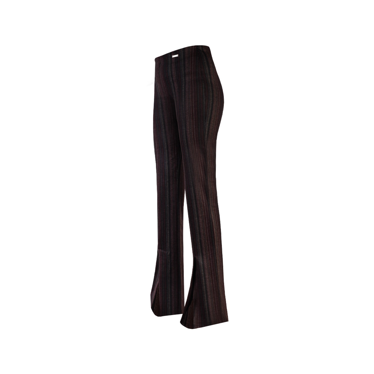 PANTALON C/ABERTURA SENDERO NEGRO RAYAS