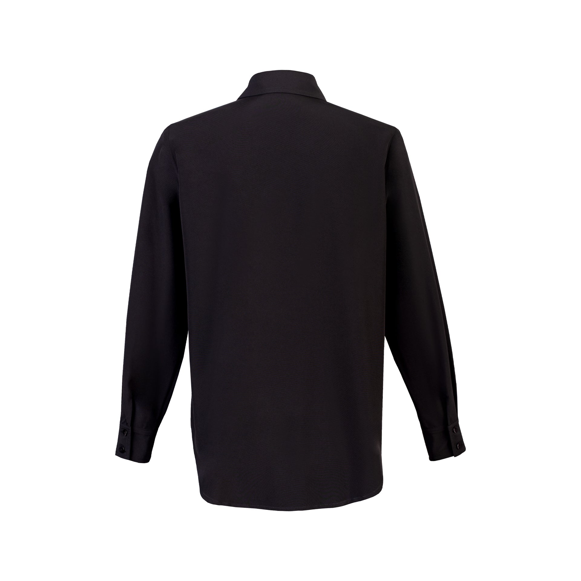 BLUSA CLASICA C/ BOLSILLO JASPE NEGRO