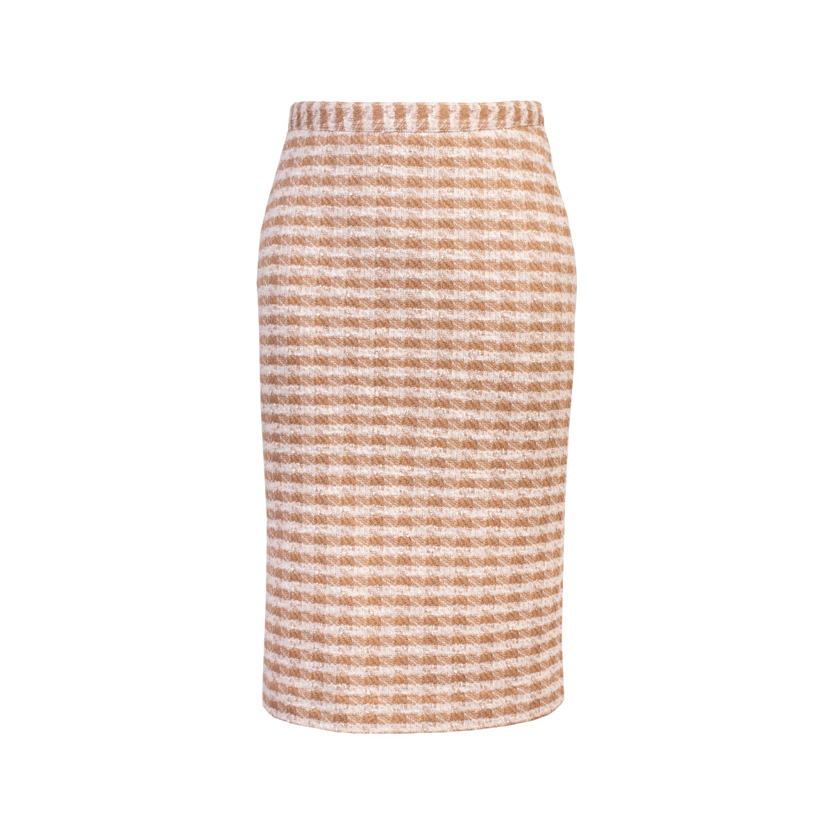 Falda Pied Poule Temple Beige