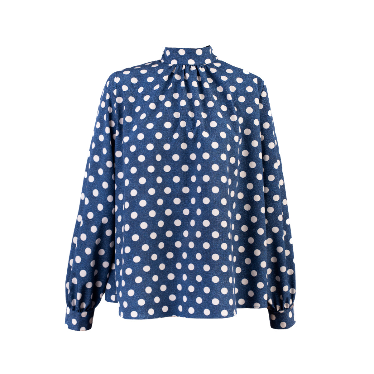 BLUSA ABULLONADARIQUEZA AZUL