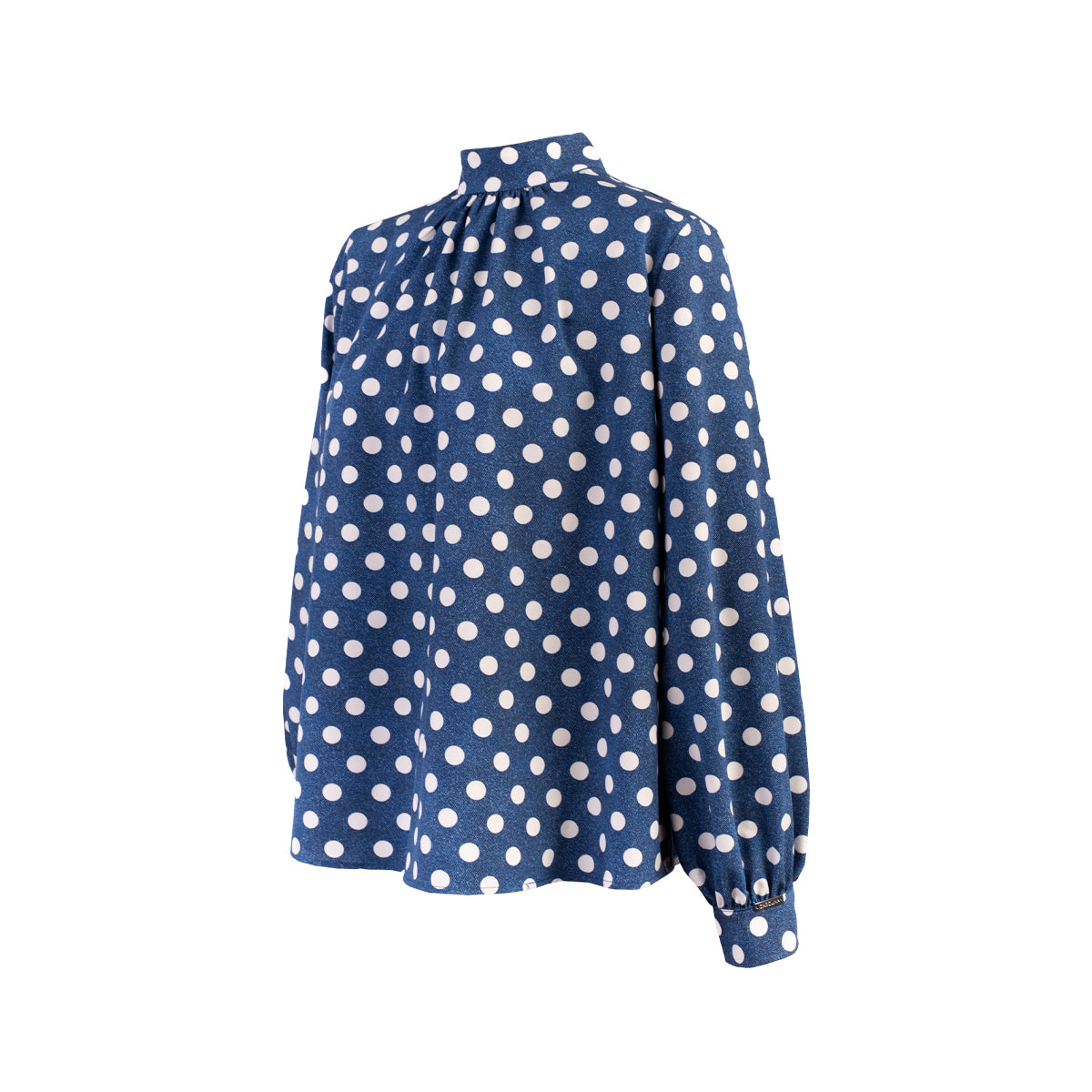 BLUSA ABULLONADARIQUEZA AZUL