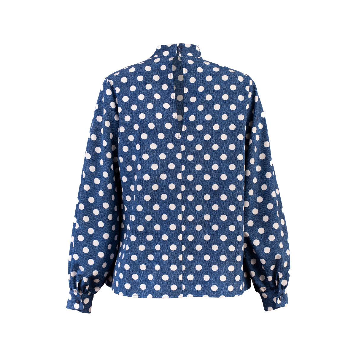 BLUSA ABULLONADARIQUEZA AZUL
