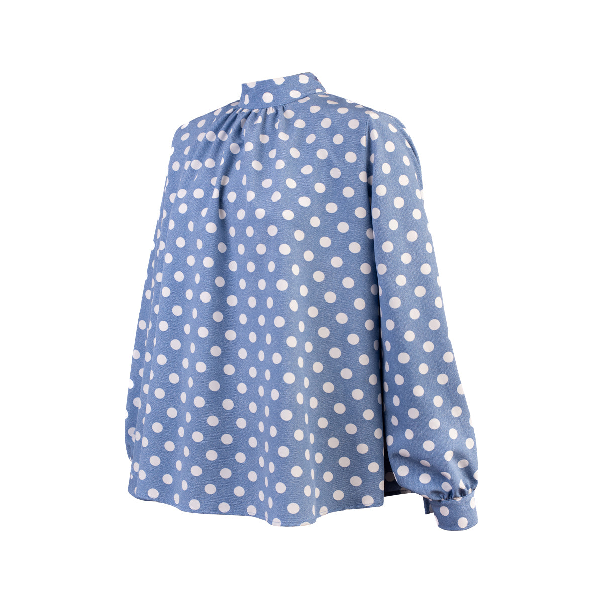 BLUSA ABULLONADA RIQUEZA CELESTE
