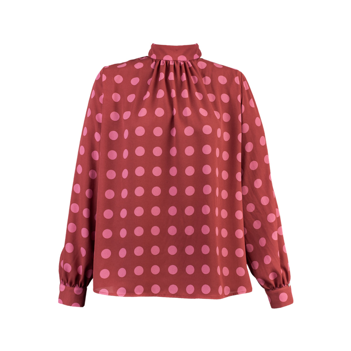BLUSA ABULLONADA RIQUEZA LACRE