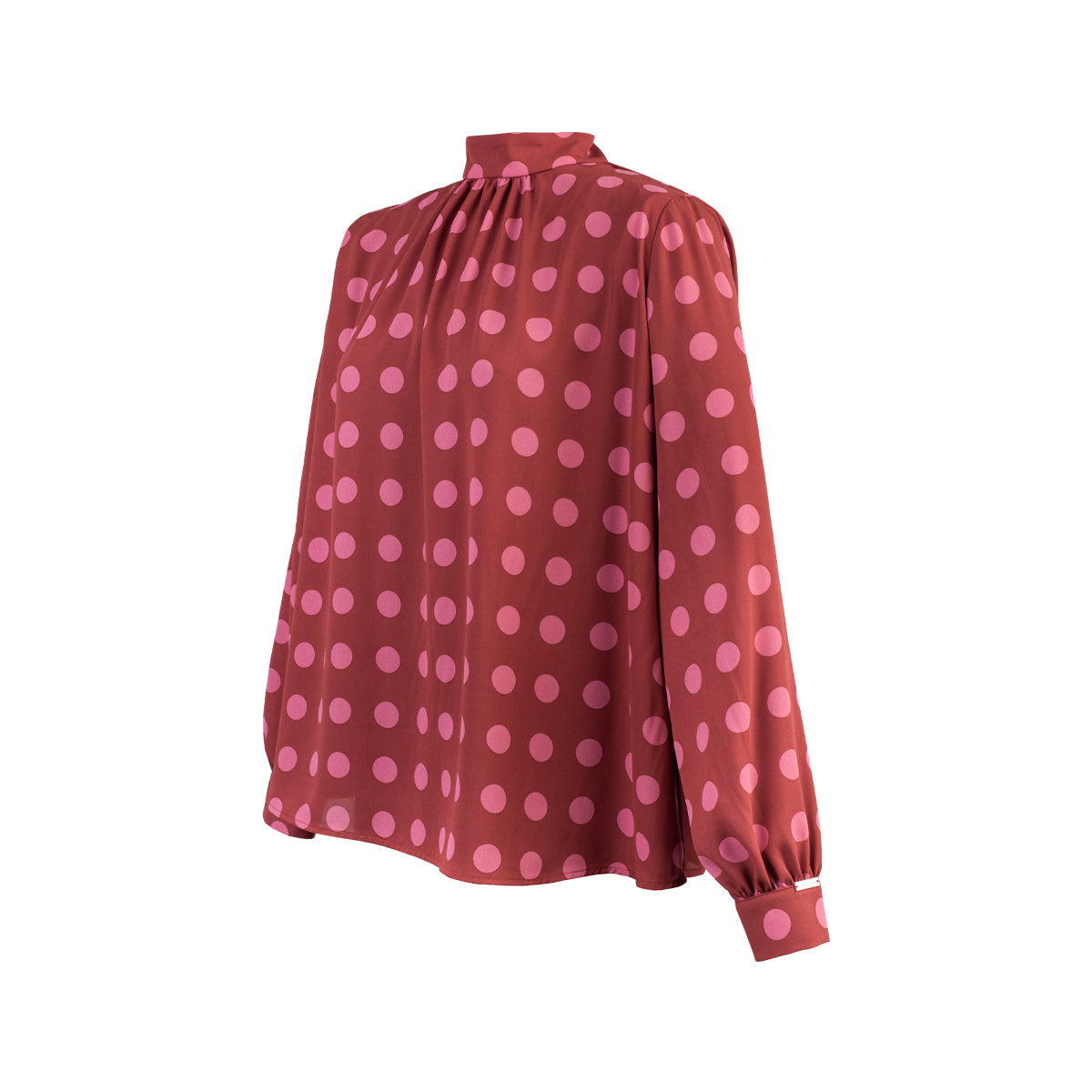 BLUSA ABULLONADA RIQUEZA LACRE
