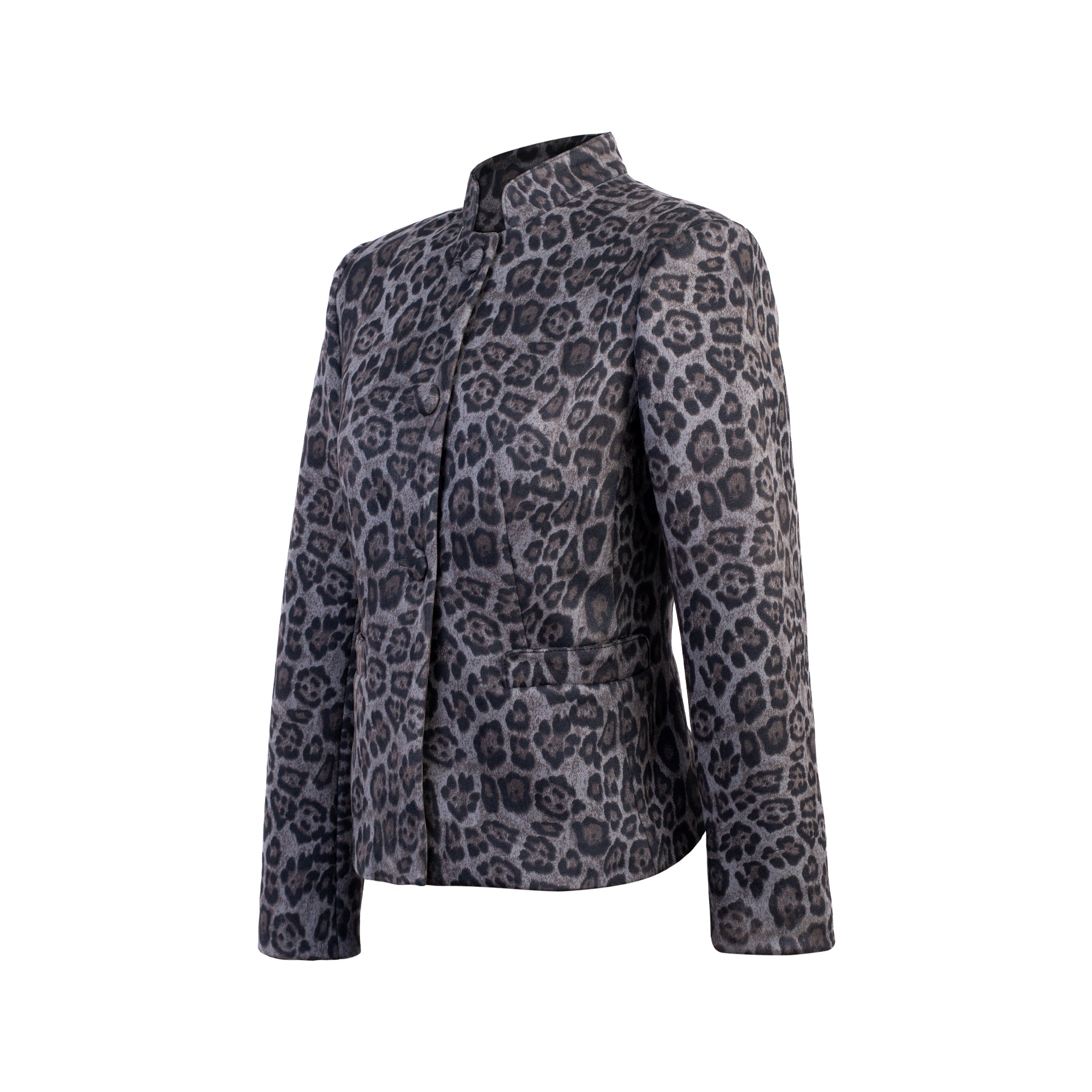 SACO M/L AUDACIA ANIMAL PRINT GRIS