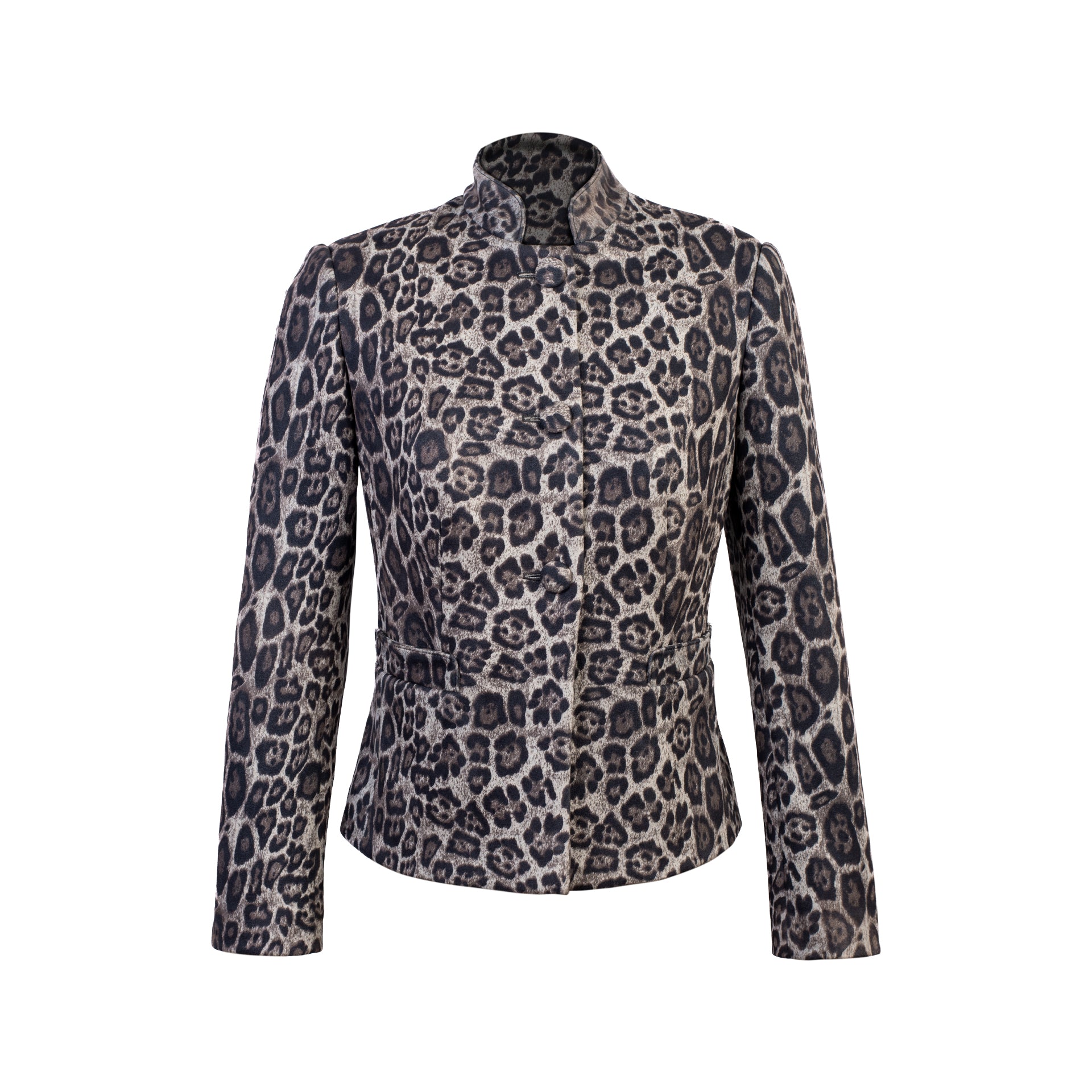 SACO M/L AUDACIA ANIMAL PRINT MARRON
