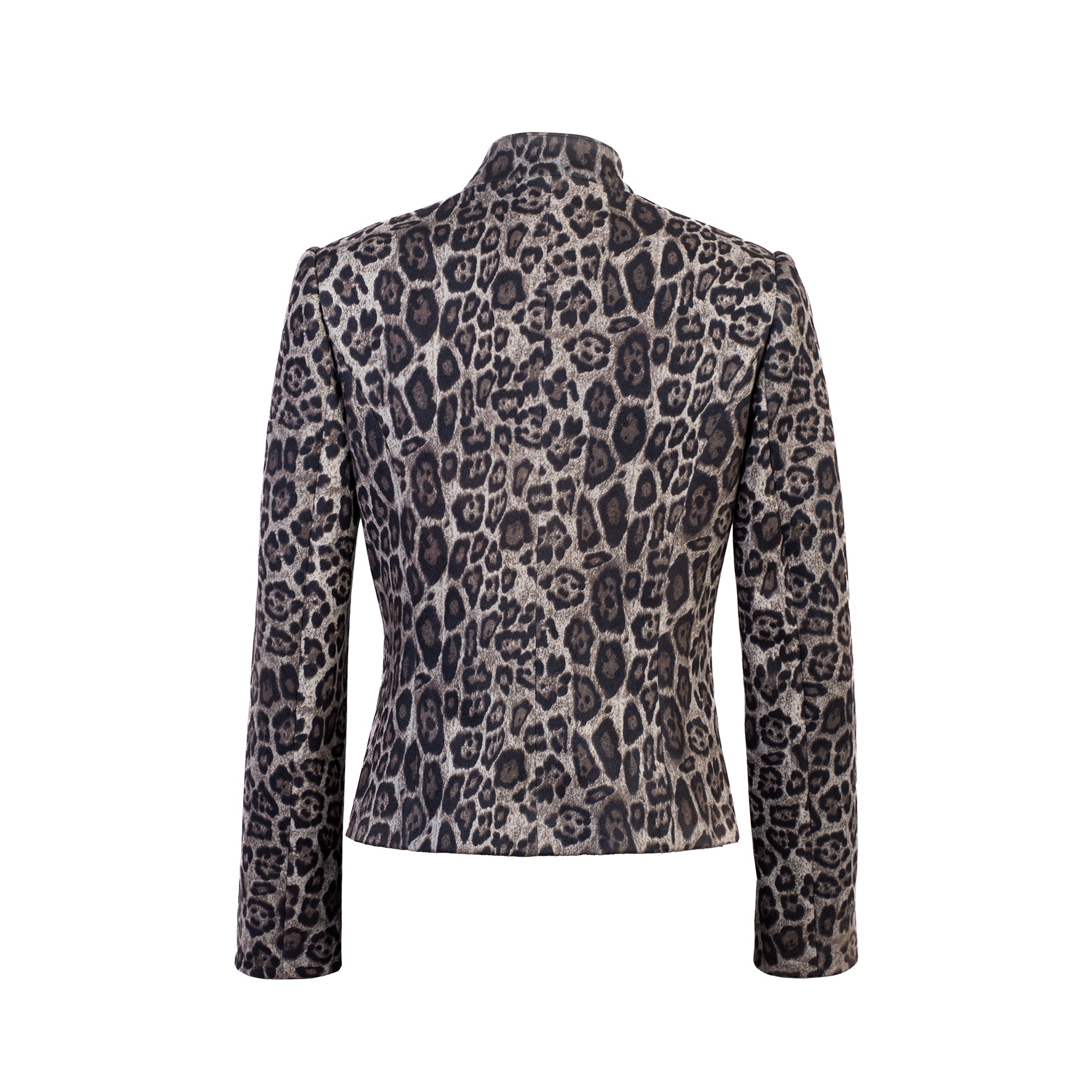 SACO M/L AUDACIA ANIMAL PRINT MARRON