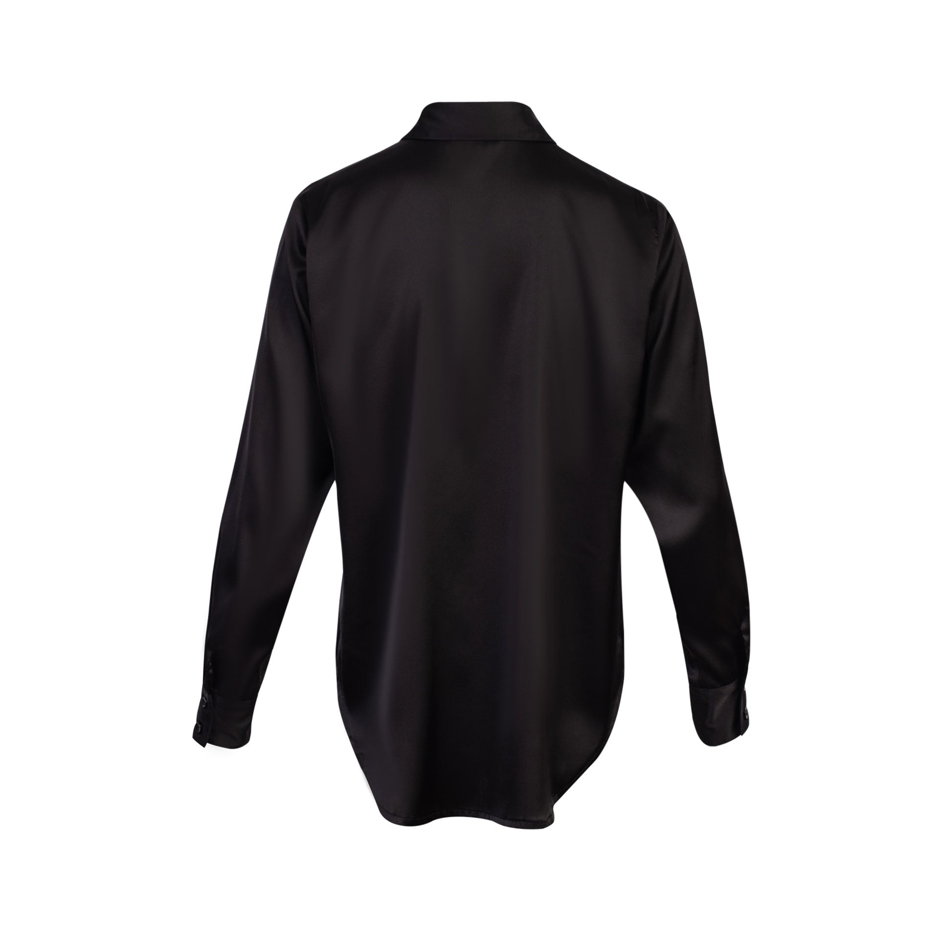 Blusa Clásica con Bolsillo Irene Negro