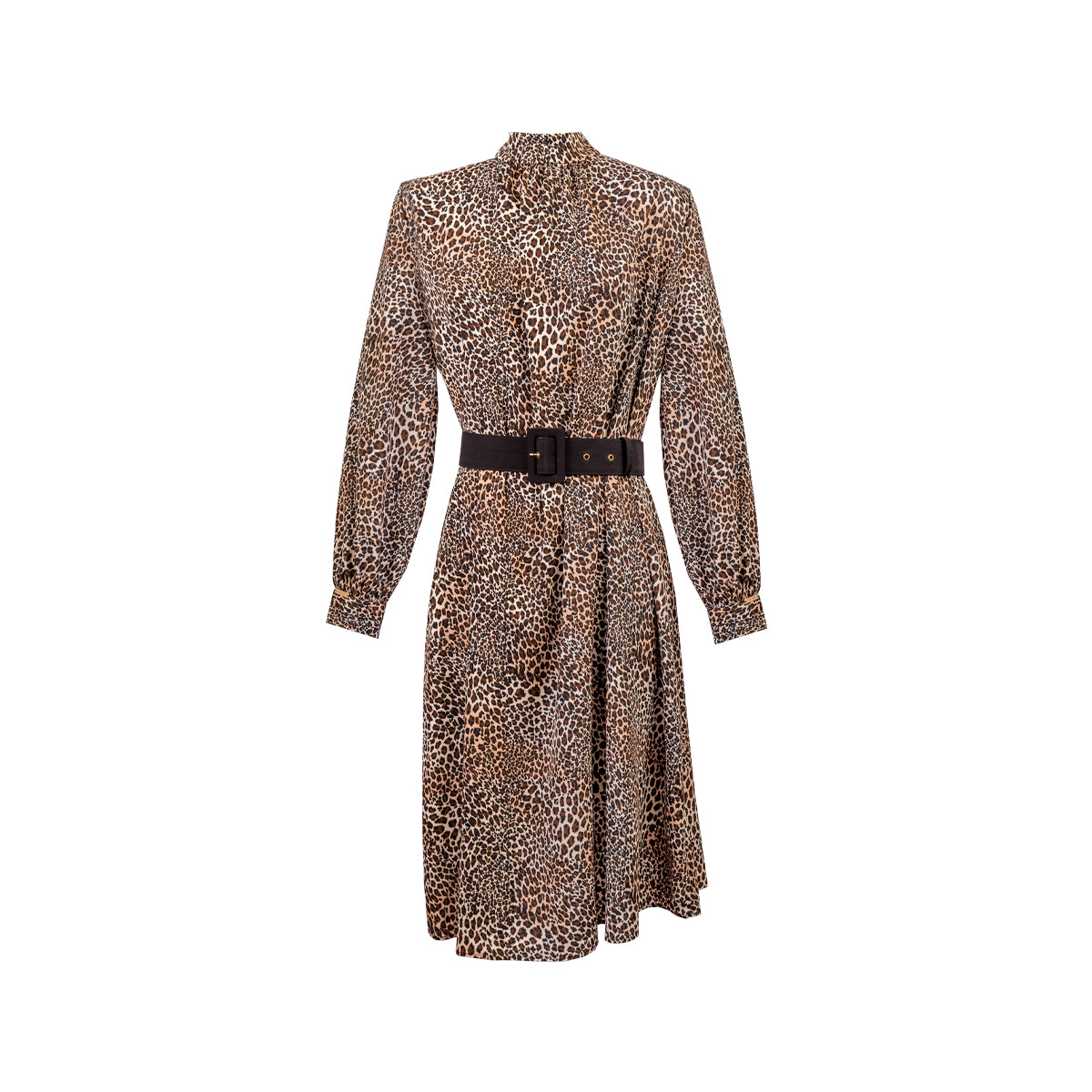 Vestido Mini Cuello Alto Sunqu Animal Print