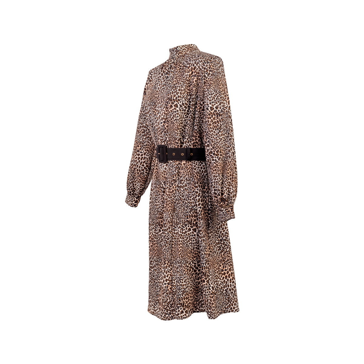 Vestido Mini Cuello Alto Sunqu Animal Print