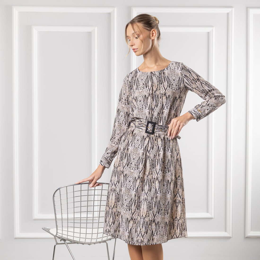 Vestido Midi Mantra Khaki