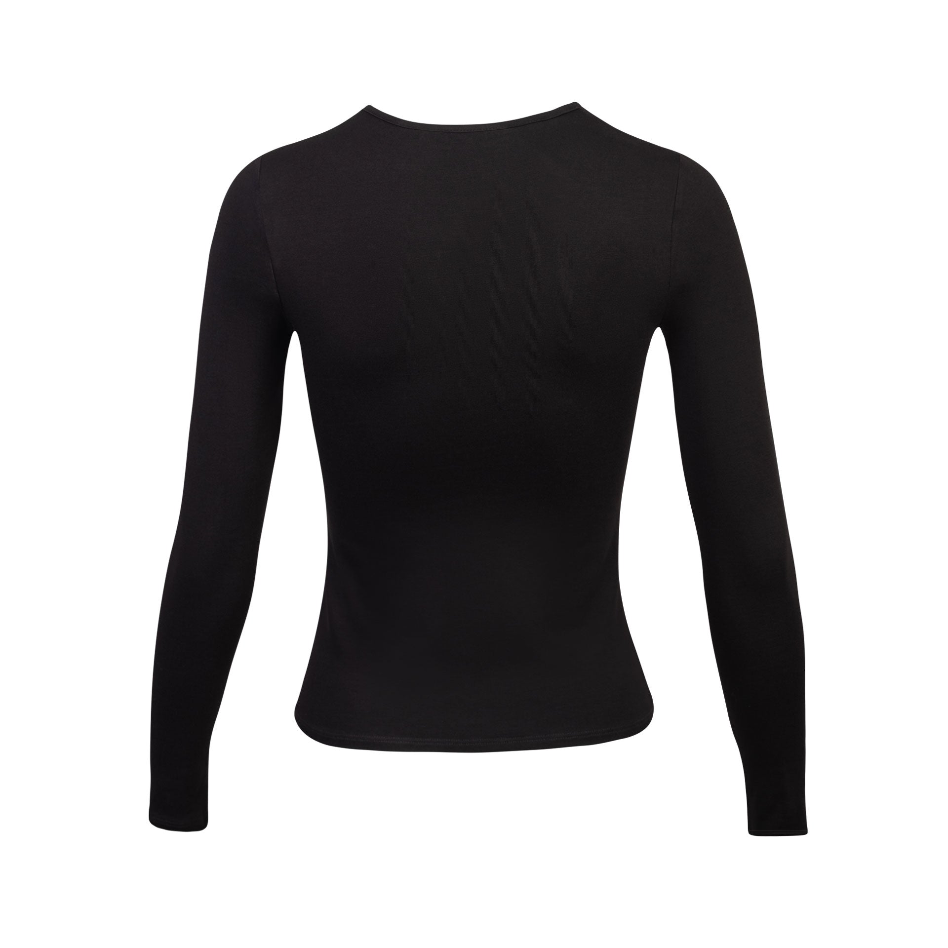 Polo Básico Vinca Cuello Redondo Negro