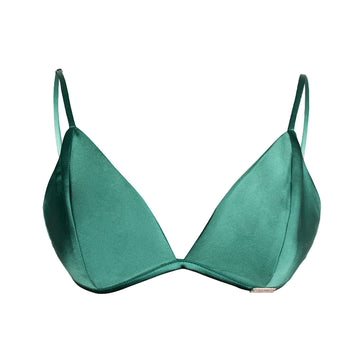 Brasier Clásico Satin Verde