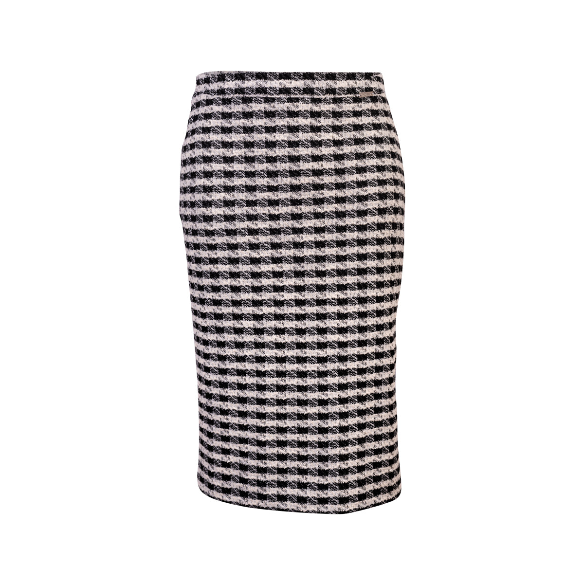 Falda Pied Poule Temple Negro